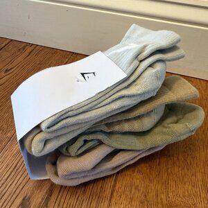 NWT Gymshark Pack of 5 Women's Crew Socks Size M
